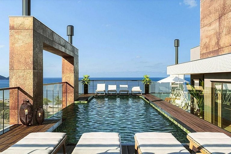 Estúdio com rooftop 360 exclusivo!