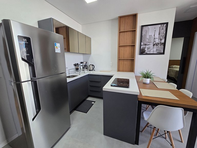 Flat moderno com 1 quarto!