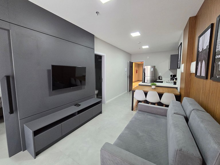 Flat moderno com 1 quarto!