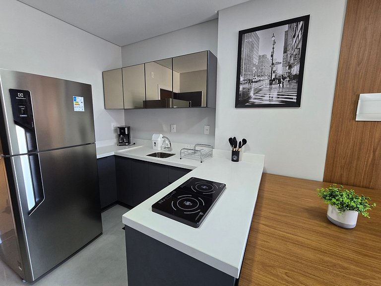 Flat moderno com 1 quarto!