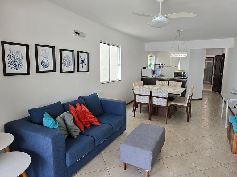 Apartamento moderno, espaçoso e confortável!