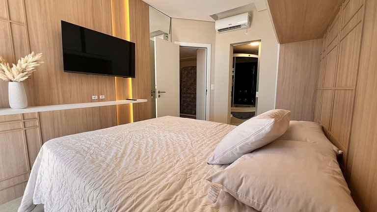 Apartamento espaçoso, moderno e acolhedor