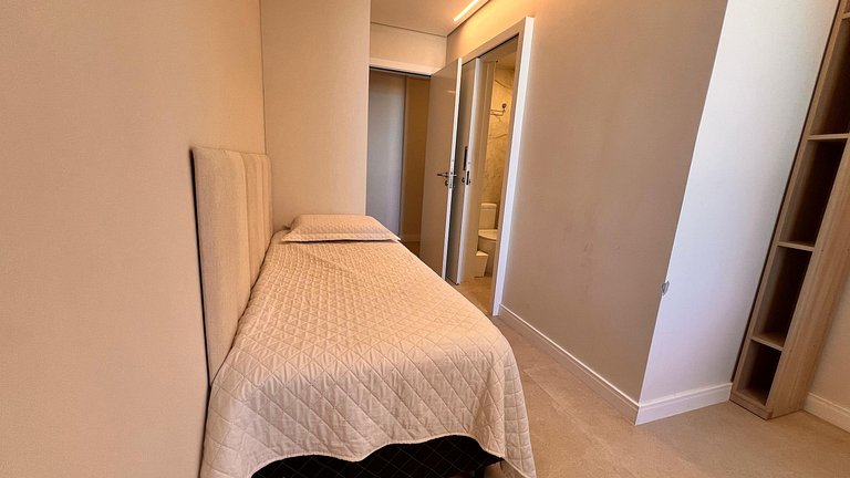 Apartamento espaçoso, moderno e acolhedor