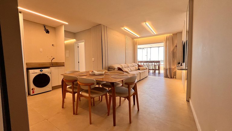 Apartamento espaçoso, moderno e acolhedor