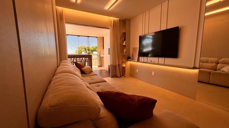 Apartamento espaçoso, moderno e acolhedor