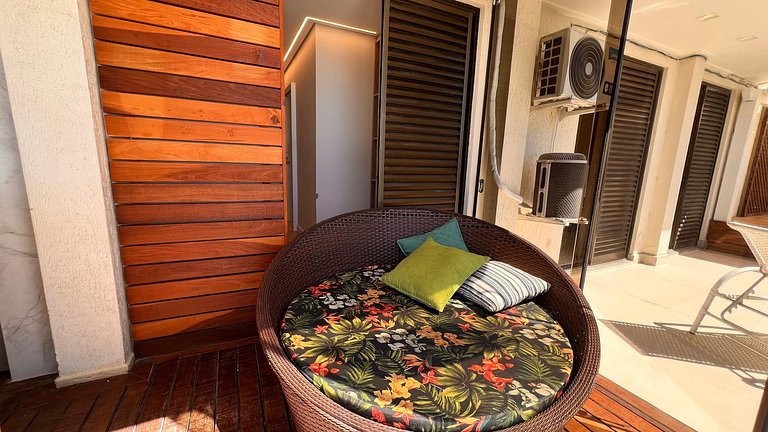 Apartamento espaçoso, moderno e acolhedor