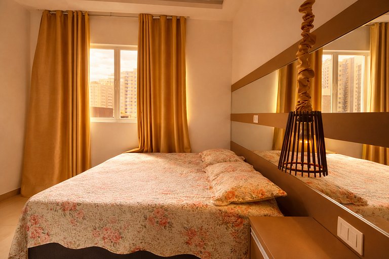 Apartamento espaçoso, moderno e acolhedor