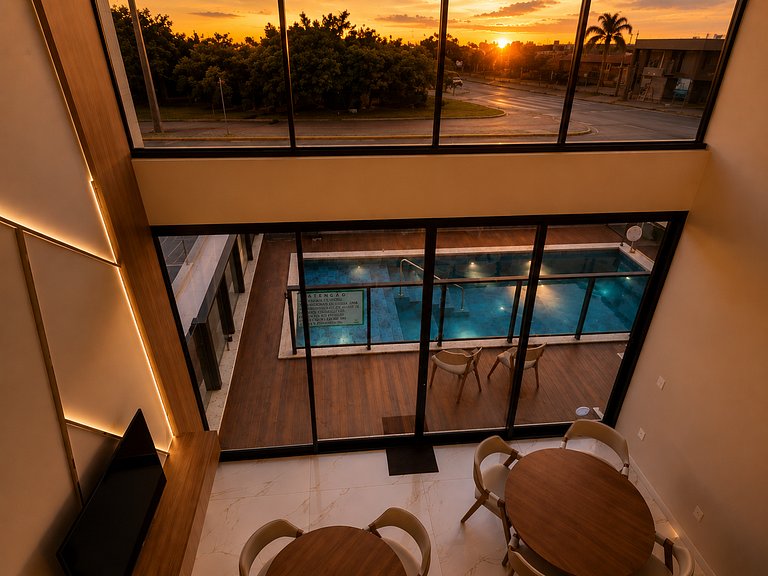 Apto com 2 suites, a 200 mts do mar